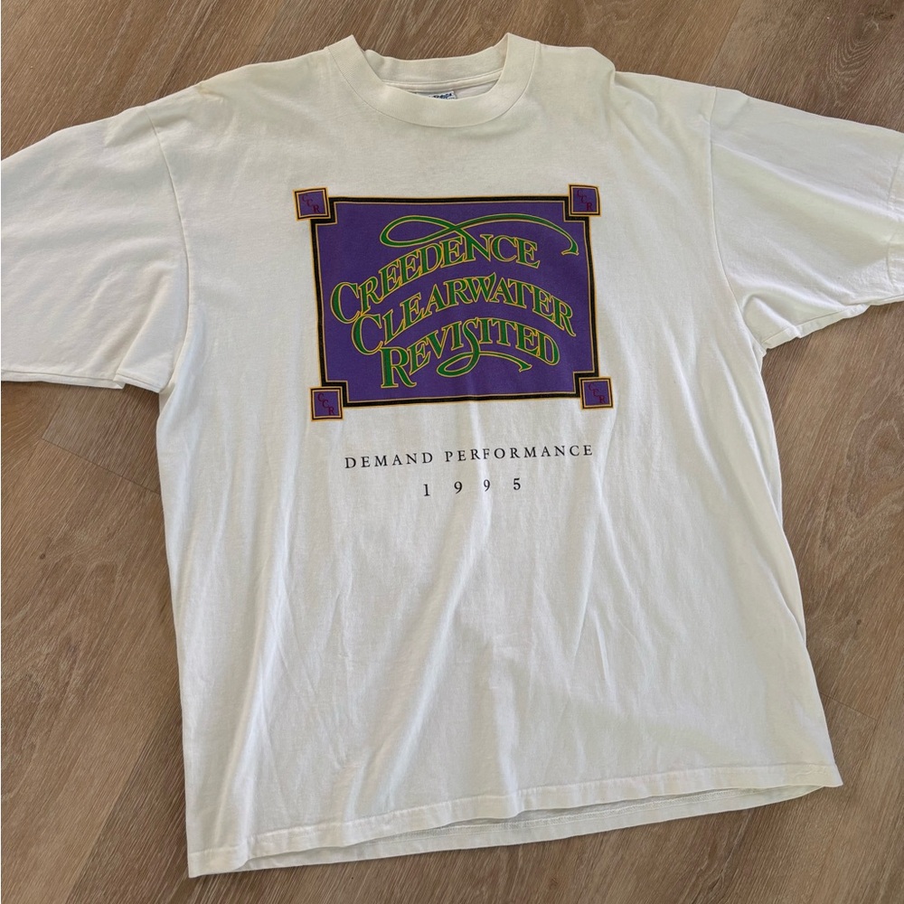 VINTAGE Signed Creedence Clearwater Revival Tee